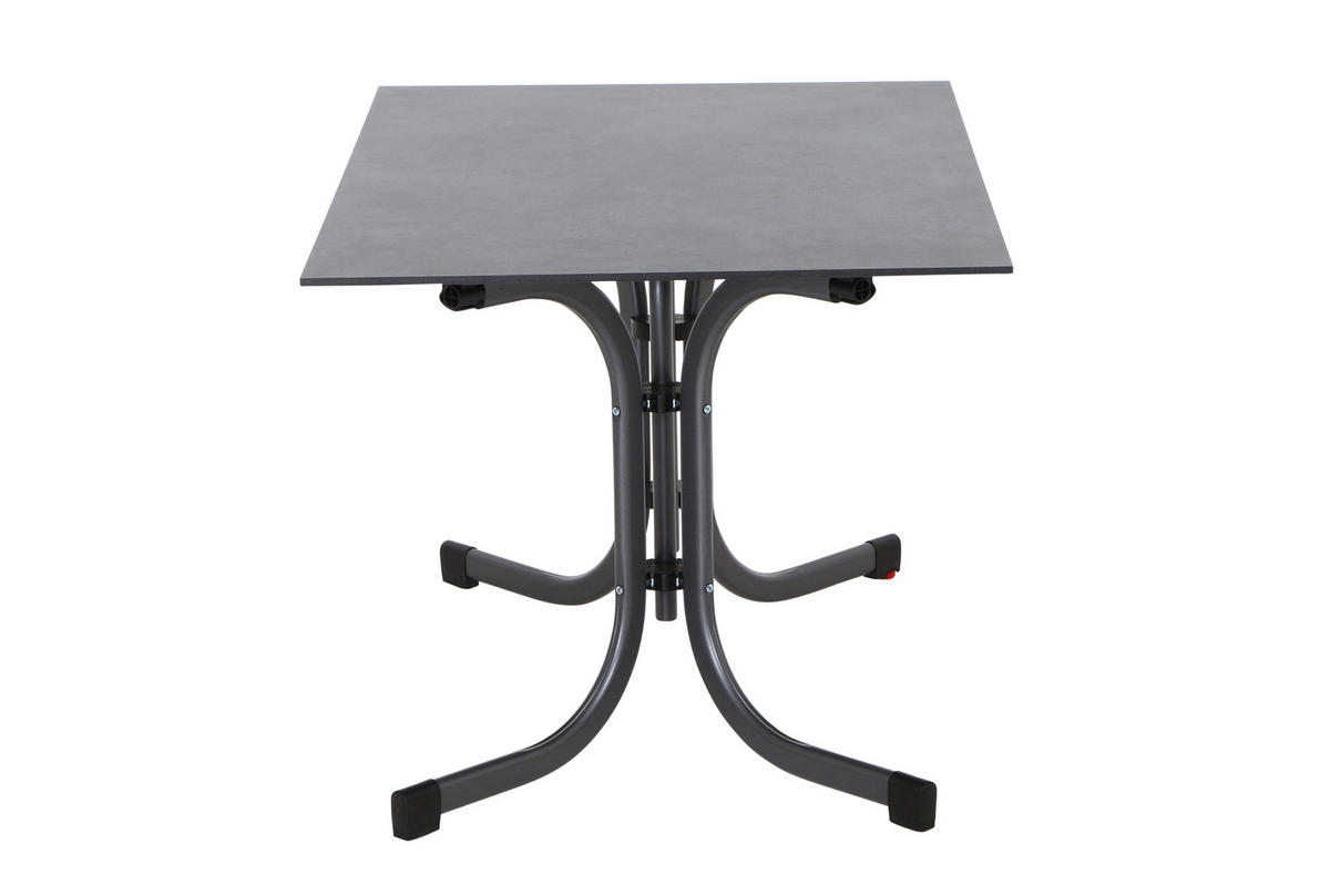 GARTENGARNITUR 5-teilig Stahl  - Anthrazit/Gelb, Basics, Kunststoff/Metall (57/80/56cm) - Siena Garden