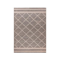 TEPPICH 120/170 cm Rhombus 225 Braun / Beige Braun, Beige  - Beige/Braun, KONVENTIONELL, Textil (120/170cm)