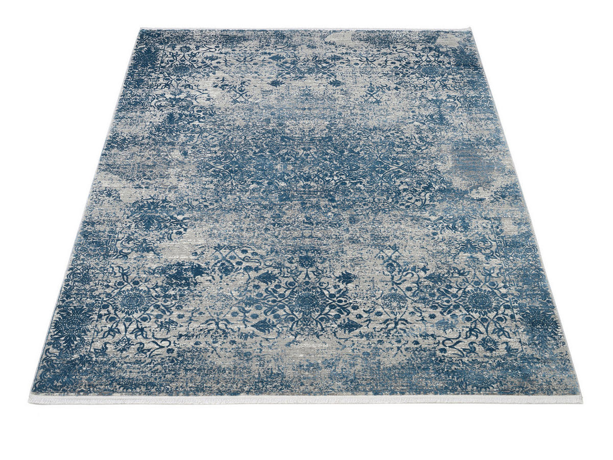 WEBTEPPICH 240/340 cm Blau  - Blau, Design, Textil (240/340cm) - Musterring
