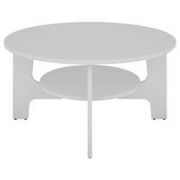 COUCHTISCH 80/80/42,5 cm rund Weiß  - Weiß, KONVENTIONELL, Holzwerkstoff (80/80/42,5cm) - MID.YOU