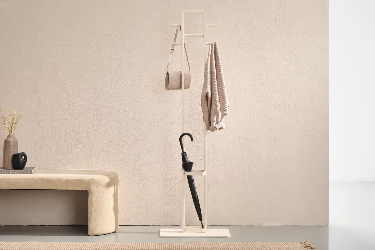 GARDEROBENSTÄNDER in Kaschmir 56/180/28 cm   - Kaschmir, Trend, Metall (56/180/28cm) - Carryhome