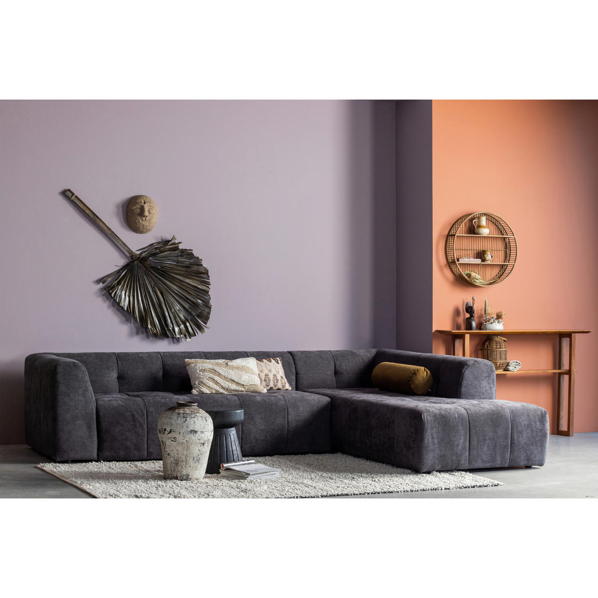 HOCKER in Holz Schwarz  - Schwarz, Design, Holz (28/40/28cm) - Livetastic