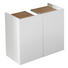 WASCHBECKENUNTERSCHRANK 60/51/33 cm - Eichefarben/Weiß, KONVENTIONELL, Holzwerkstoff (60/51/33cm) - Xora WASCHBECKENUNTERSCHRANK 60/51/33 cm - Eichefarben/Weiß, KONVENTIONELL, Holzwerkstoff (60/51/33cm) - Xora