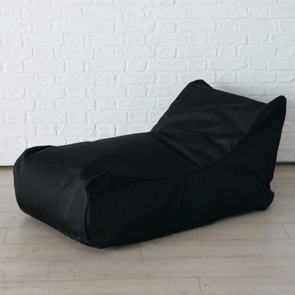 SACCOSÄCK FÖR UTOMHUSBRUK i  - svart, Basics, textil (120/70/65cm)