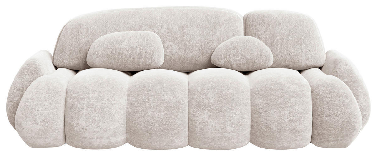 SCHLAFSOFA Hellbraun  - Hellbraun/Schwarz, Design, Kunststoff/Textil (270/103/113cm) - MID.YOU