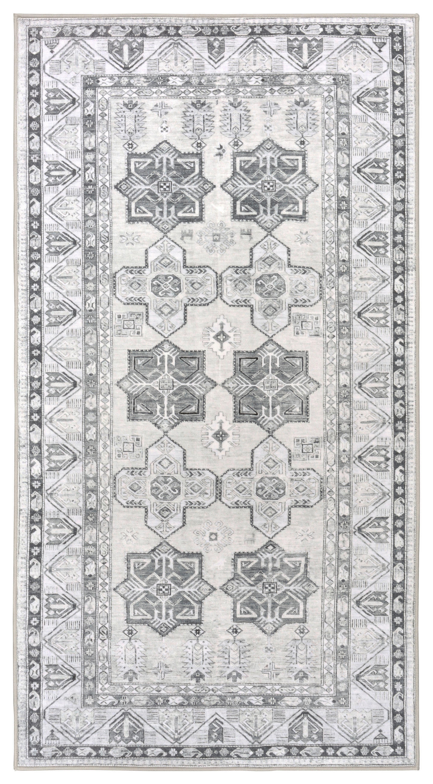 FLACHWEBETEPPICH 80/150 cm LIVING-CLASSIC Hellgrau, Greige  - Greige/Hellgrau, Design, Kunststoff/Textil (80/150cm) - Lindorug