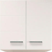 KONYHAI FALISZEKRÉNY - fehér, Basics, műanyag/faalapú anyag (60/57/30cm) - Carryhome