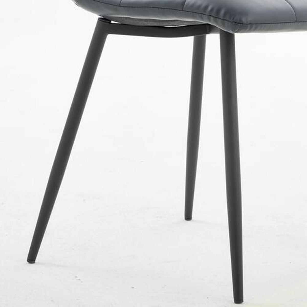 SCAUN in textil gri, negru  - negru/gri, Design, metal/textil (45/88/55cm) - Livetastic