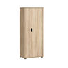 AKTENSCHRANK 65,1/163,6/41 cm  - Eichefarben/Schwarz, MODERN, Holzwerkstoff (65,1/163,6/41cm) - MID.YOU