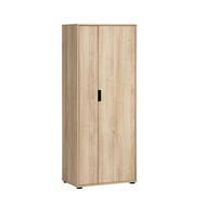 AKTENSCHRANK Schwarz, Eichefarben  - Eichefarben/Schwarz, MODERN, Holzwerkstoff (65,1/163,6/41cm) - MID.YOU