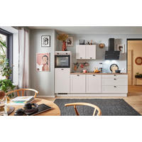 KÜCHENBLOCK PN 435 270 cm  in Eichefarben, Kaschmir  - Kaschmir/Eichefarben, Design, Holzwerkstoff/Metall (270cm) - Pino