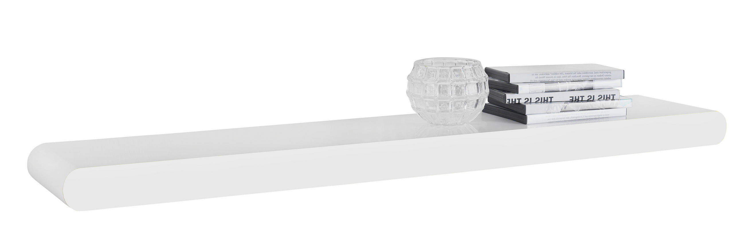 Wandboard in 110/5,8/20 cm Weiß