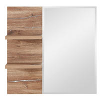 WANDSPIEGEL 82/80/17 cm  - Eichefarben, MODERN, Glas/Holzwerkstoff (82/80/17cm) - MID.YOU