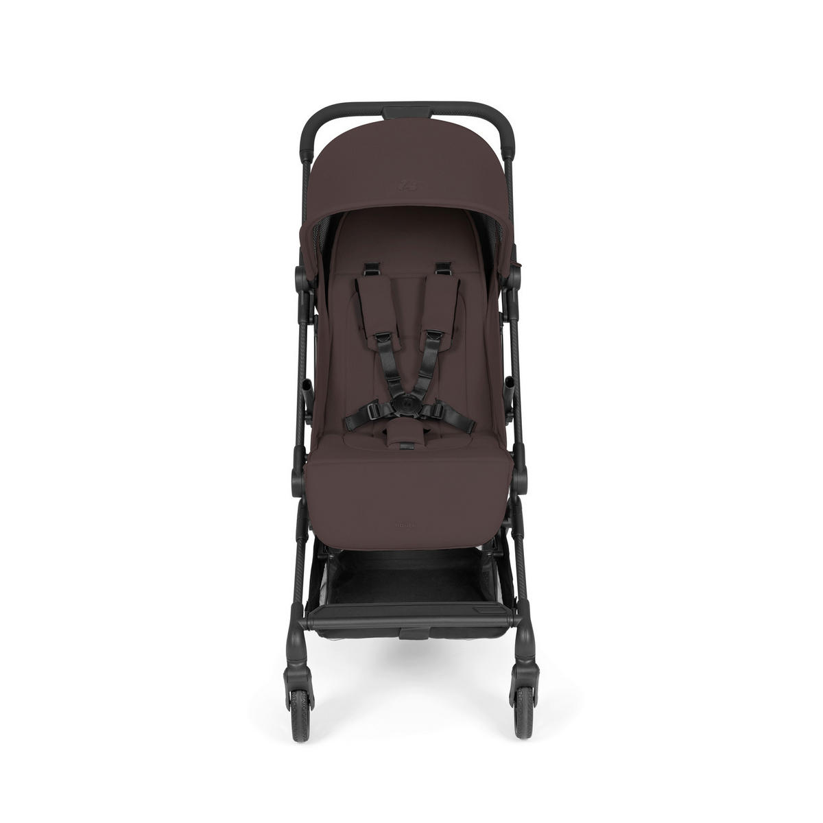 BUGGY Lite N Care  - Schwarz/Braun, Basics, Textil/Metall (89/43,5/100cm) - Hauck