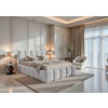 POLSTERBETT Bettkasten, Lattenrost Perlmutt 180/200 cm  - Perlmutt, MODERN, Holz/Textil (180/200cm) - Livetastic