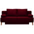 SCHLAFSOFA in Textil Eichefarben, Dunkelrot - Eichefarben/Naturfarben, Design, Holz/Textil (192/92/90cm) - Novel SCHLAFSOFA in Textil Eichefarben, Dunkelrot - Eichefarben/Naturfarben, Design, Holz/Textil (192/92/90cm) - Novel