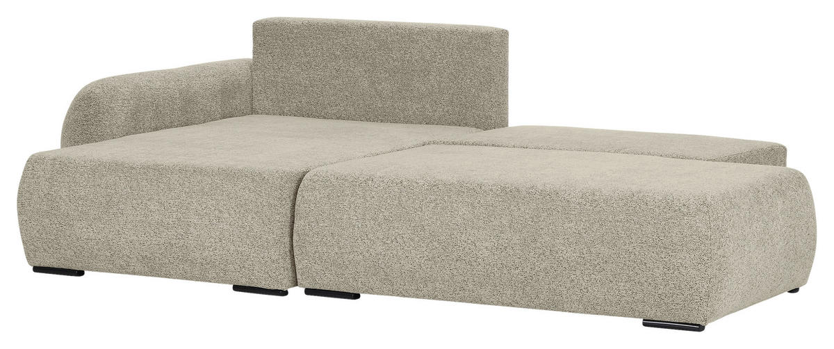 ECKSOFA Mintgrün Flachgewebe Zierkissen, Rückenkissen, Bettkasten, Schlaffunktion, Rücken echt, Liegefläche im Originalstoff  - Schwarz/Mintgrün, KONVENTIONELL, Kunststoff/Textil (145/260cm) - Carryhome