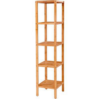 BADEZIMMERREGAL 33/146/33 cm  - Naturfarben, Basics, Holz (33/146/33cm)