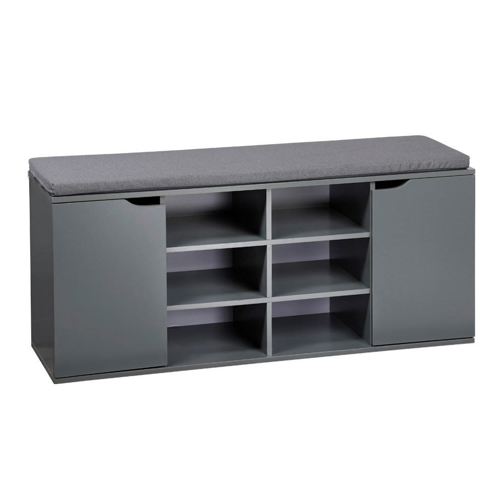SCHUHSCHRANK  in 103/48/30.5 cm  - Grau, Design, Holzwerkstoff/Textil (103/48/30.5cm) - Kesper