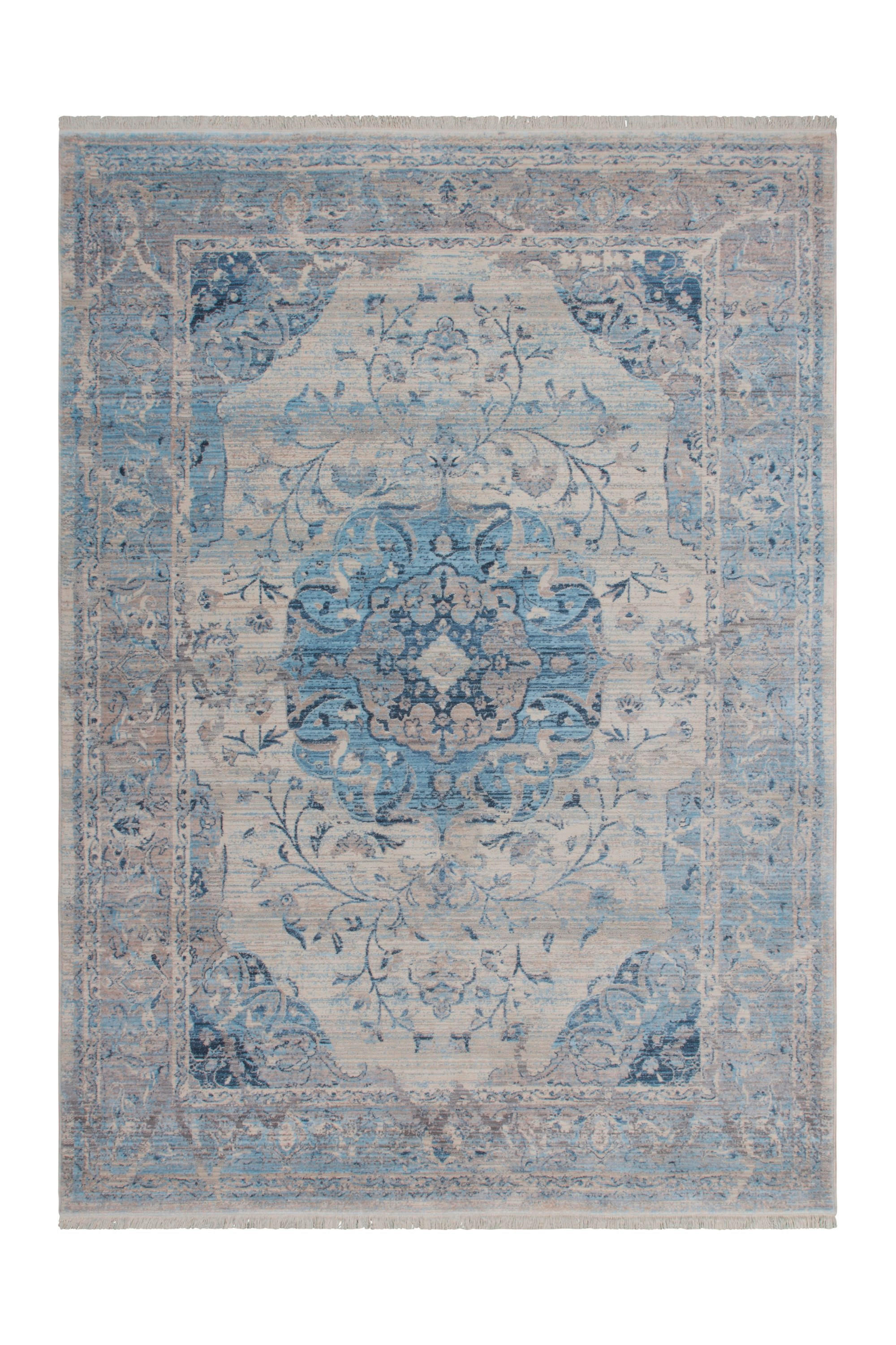 VINTAGE TEPIH  plava     - plava, Basics, tekstil (80/150cm)