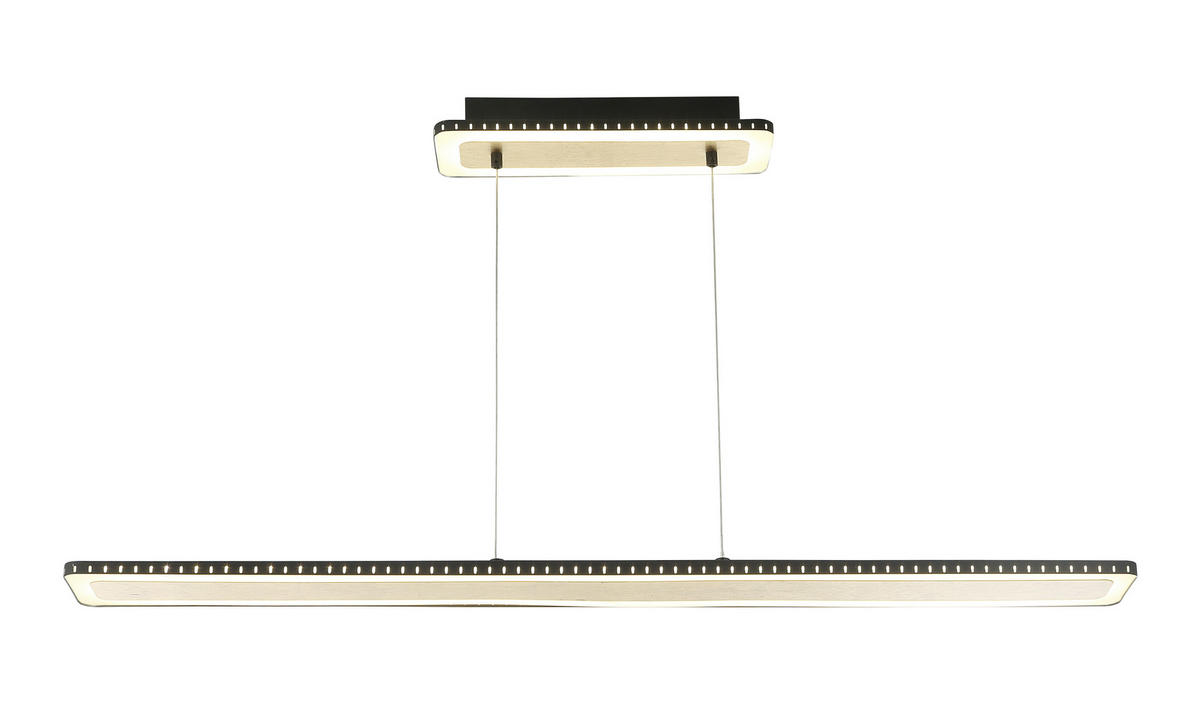 LED-HÄNGELEUCHTE 120/12/120 cm  - Goldfarben/Schwarz, Design, Metall (120/12/120cm)
