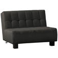 SCHLAFSOFA  in Anthrazit  - Anthrazit/Schwarz, Design, Textil/Metall (125/92/102cm) - Novel