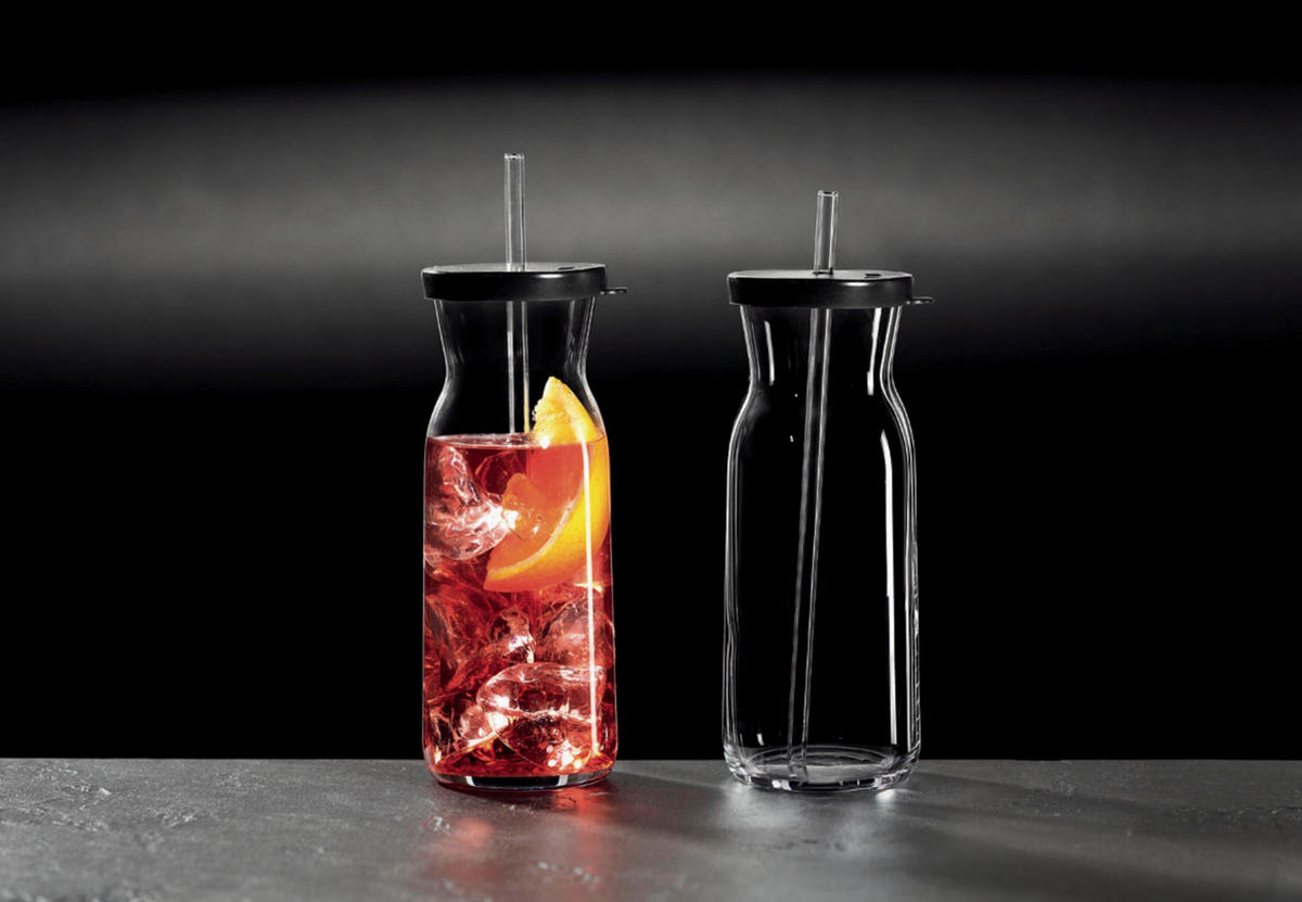 GLÄSERSET  6-teilig  - Klar/Schwarz, Basics, Glas/Kunststoff - Ritzenhoff Breker