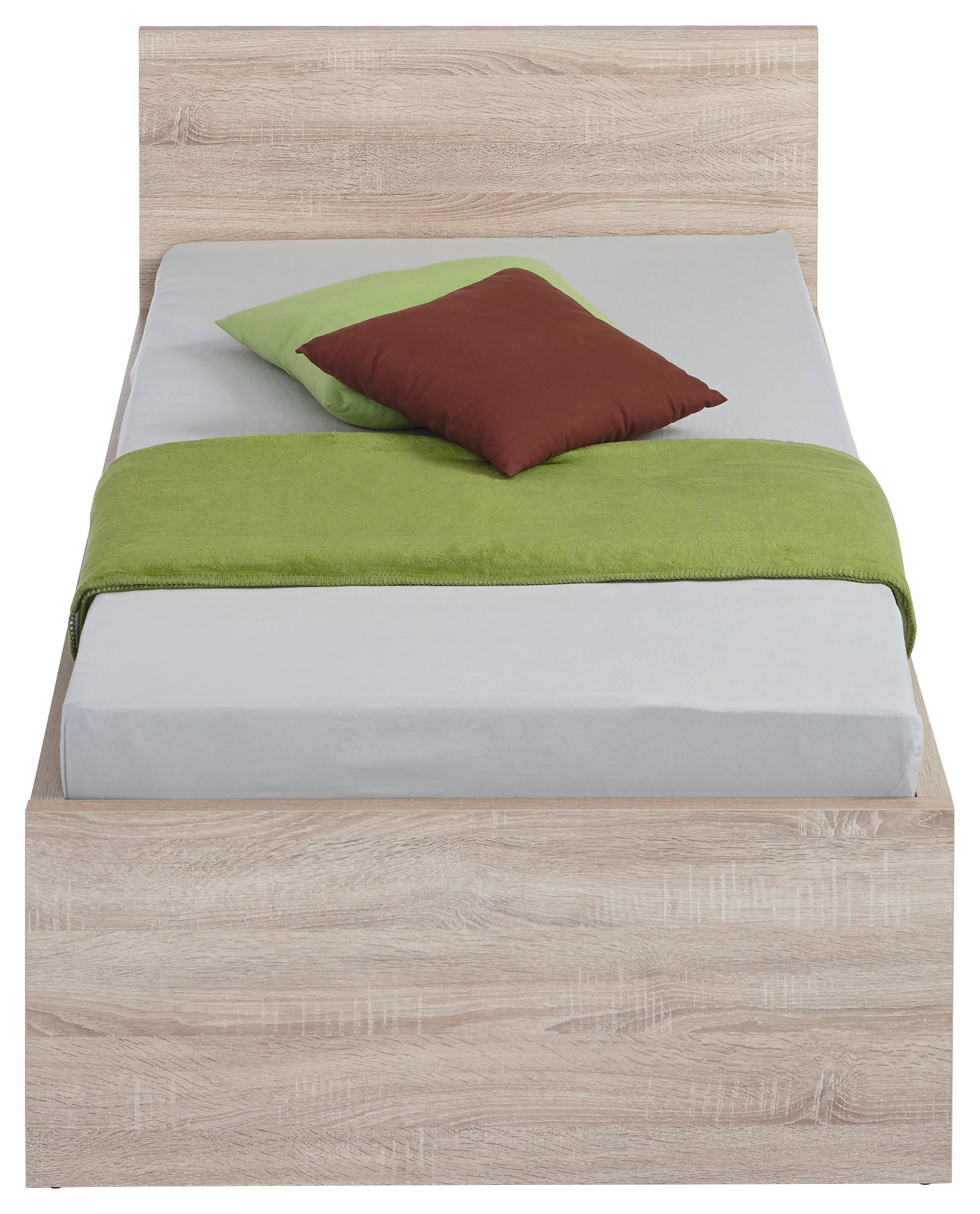 Pat 90x200 cm 90/200 cm  in stejar Sonoma   - stejar Sonoma, Konventionell, material pe bază de lemn (90/200cm) - Carryhome
