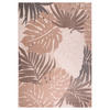 OUTDOORTEPPICH 60/110 cm Floral Beige, Braun  - Beige/Braun, LIFESTYLE, Kunststoff/Textil (60/110cm) - Novel