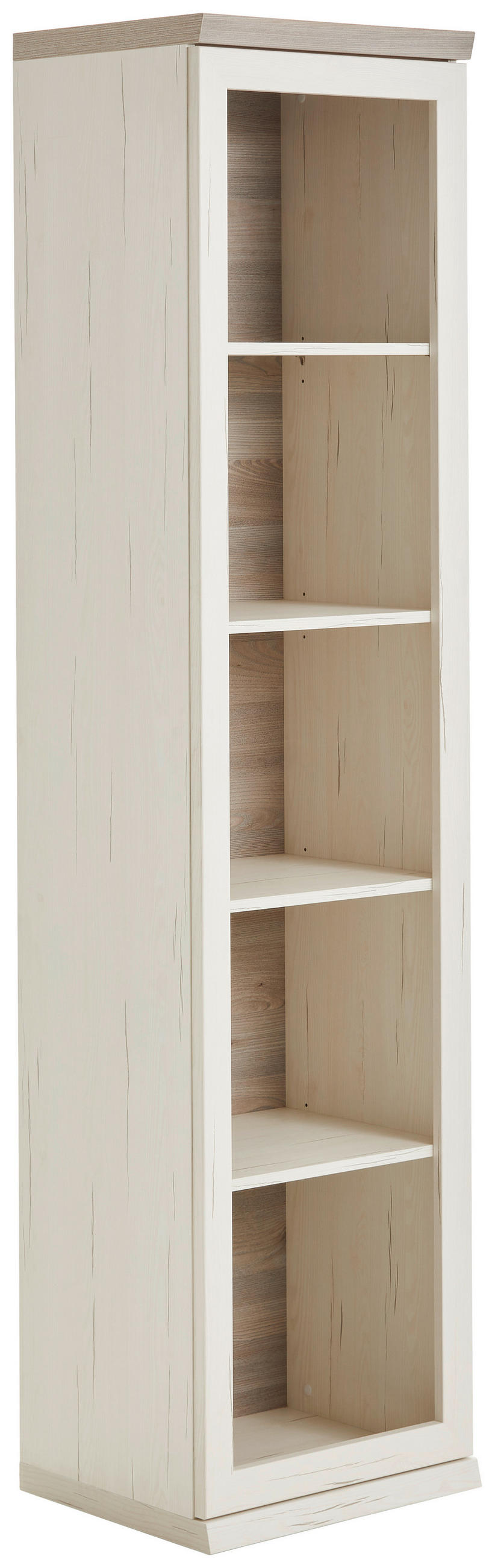 Hom`in REGÁL NA DOKUMENTY, bílá, šedá, 50,6/209,2/43 cm