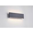 LED-WANDLEUCHTE 28/4,5/8 cm  - Schwarz, Design, Kunststoff/Metall (28/4,5/8cm) - Novel