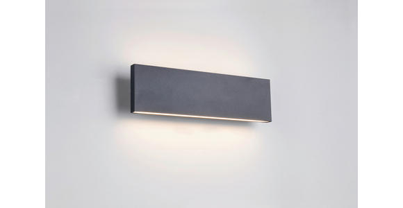 LED-WANDLEUCHTE 28/4,5/8 cm  - Schwarz, Design, Kunststoff/Metall (28/4,5/8cm) - Novel