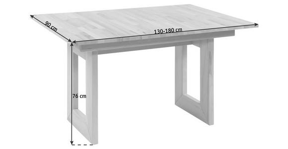 ESSTISCH in Holz 130(180)/90/76 cm - Buchefarben, Natur, Holz (130(180)/90/76cm) - Voleo