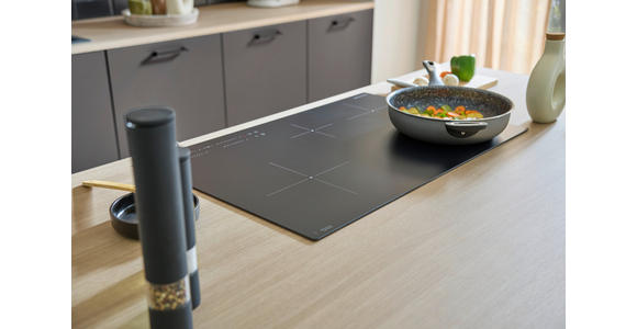INDUKTIONSKOCHFELD DKEI8470IM  - Schwarz, Basics, Glas/Metall (77,7/4,9/51cm) - Dieter Knoll