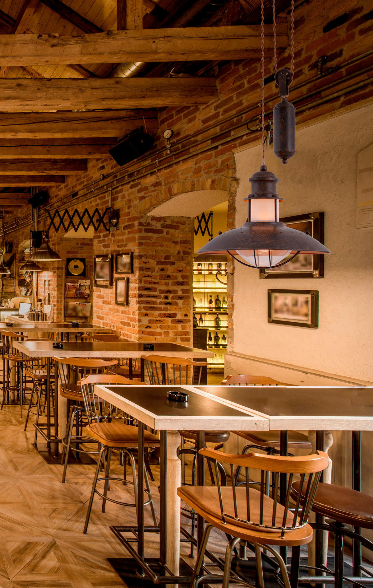 HÄNGELEUCHTE Cottage 35/150 cm   - Braun, KONVENTIONELL, Kunststoff/Metall (35/150cm) - Näve