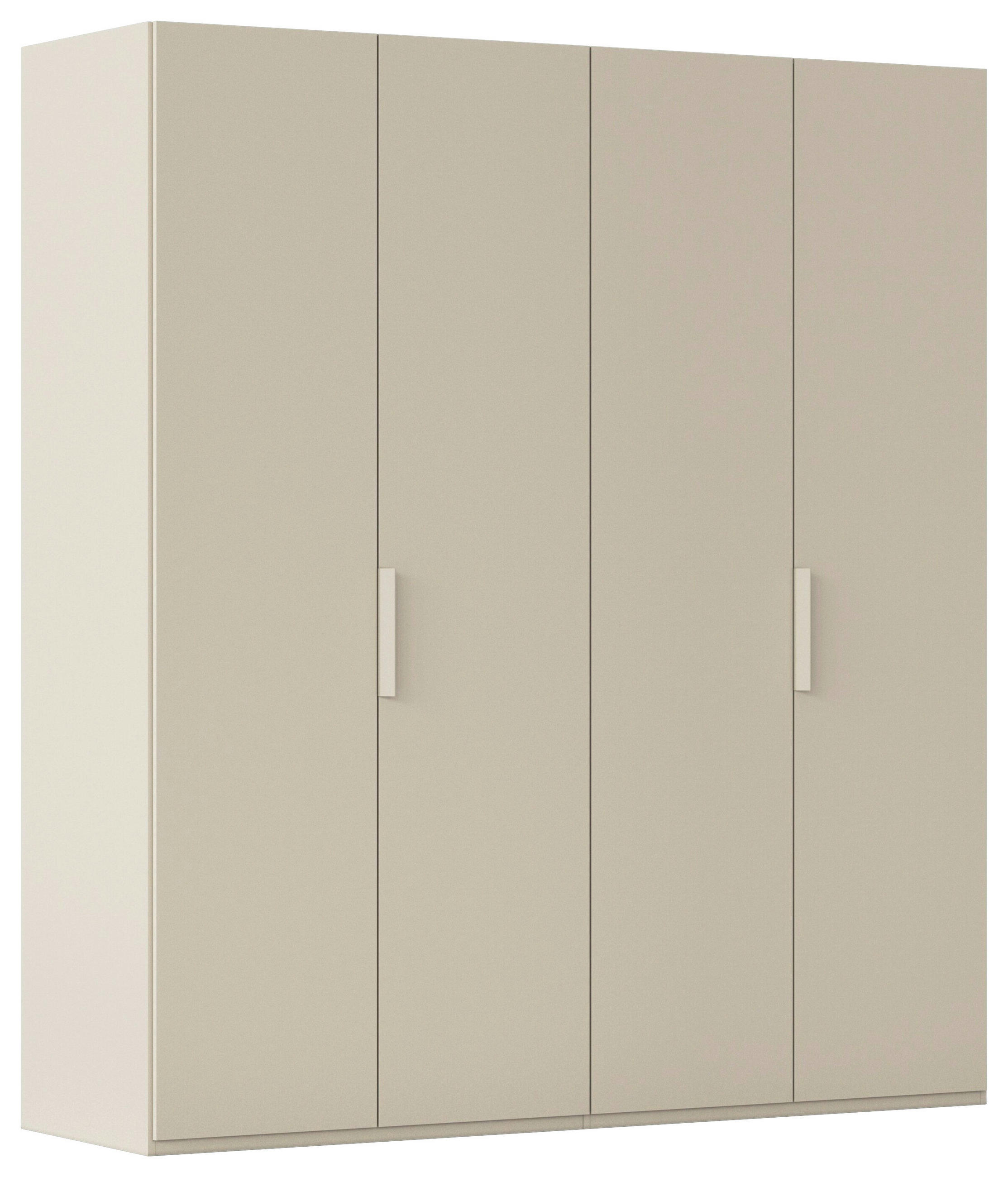 DREHTÜRENSCHRANK 201/235/61 cm,  in Champagner, 4-türig  - Champagner, Basics, Holzwerkstoff/Metall (201/235/61cm) - Novel