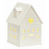 DEKOHAUS  - Weiß, Basics, Keramik (8/12/8cm)