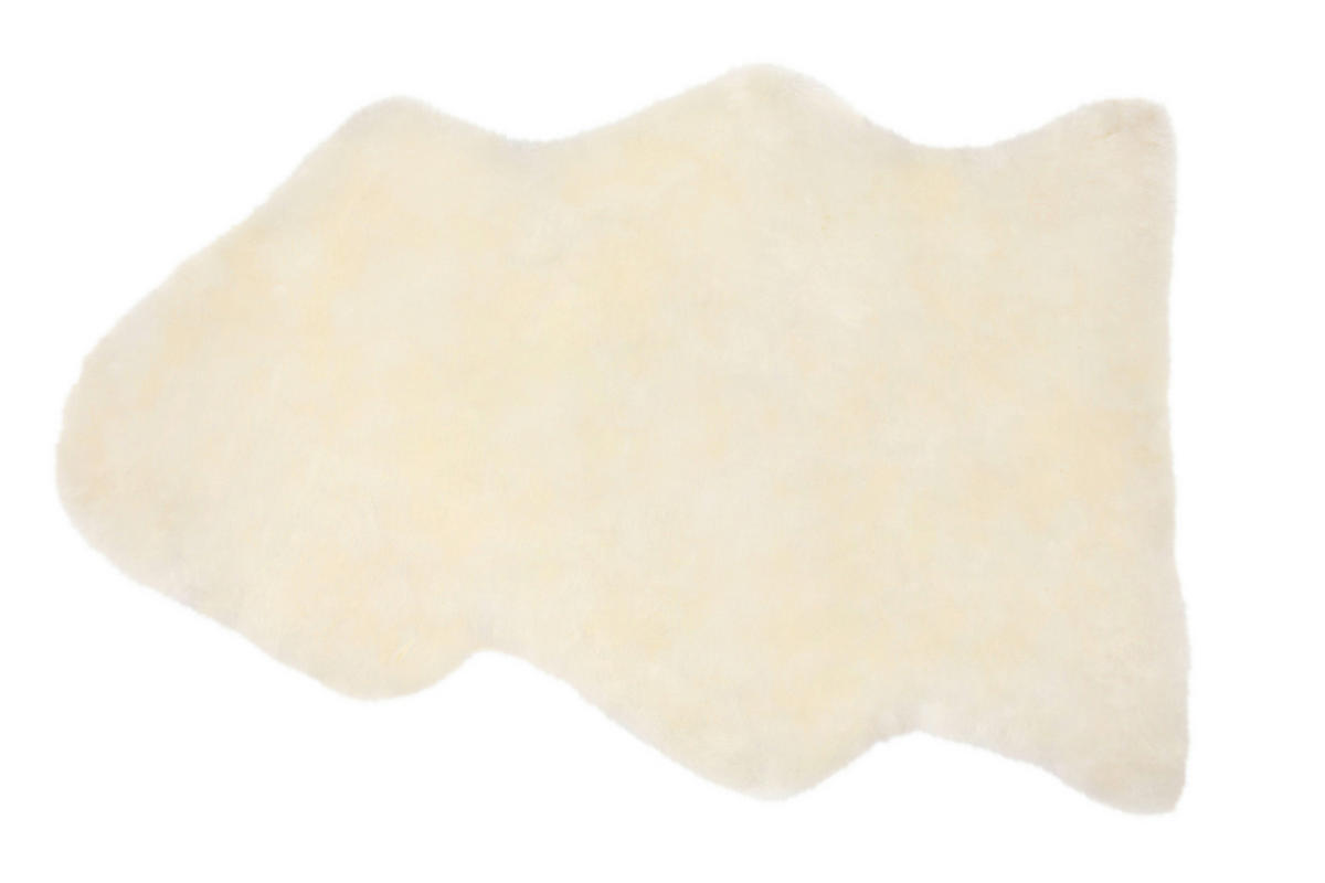OVČÍ KOŽEŠINA, 60/90 cm, bílá - bílá, Trend, kožešina (60/90cm) - Linea Natura