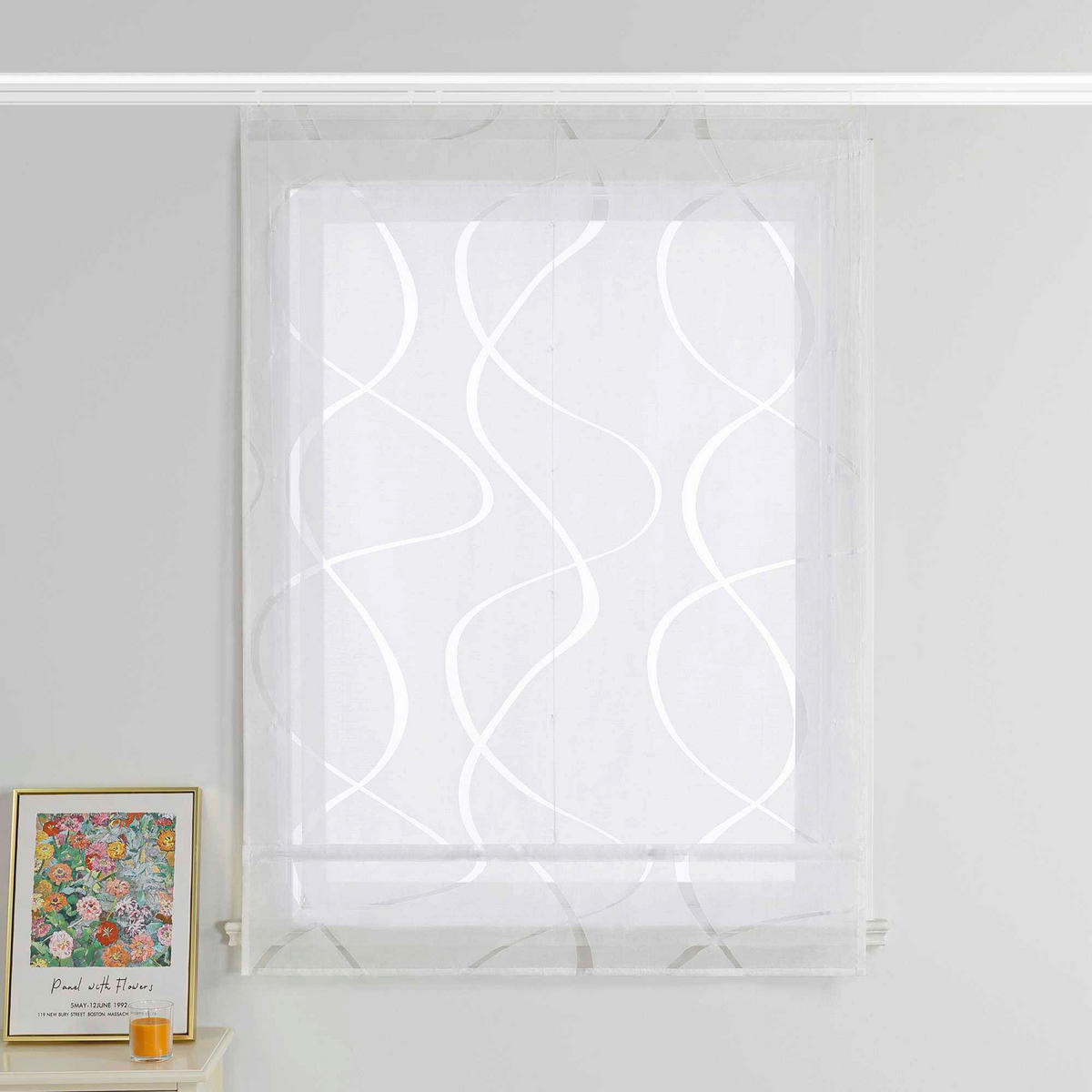 FALTROLLO  transparent  60/140 cm    - Weiß Hochglanz, Basics, Textil (60/140cm) - Joyswahl