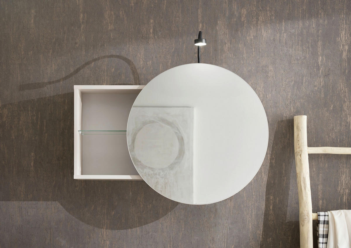SPIEGELSCHRANK 80/60/20 cm  - Kaschmir, LIFESTYLE, Glas/Holzwerkstoff (80/60/20cm) - home24
