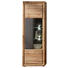 VITRINE in Grau, Eichefarben - Chromfarben/Eichefarben, KONVENTIONELL, Glas/Holzwerkstoff (68/202/37cm) - Cantus VITRINE in Grau, Eichefarben - Chromfarben/Eichefarben, KONVENTIONELL, Glas/Holzwerkstoff (68/202/37cm) - Cantus