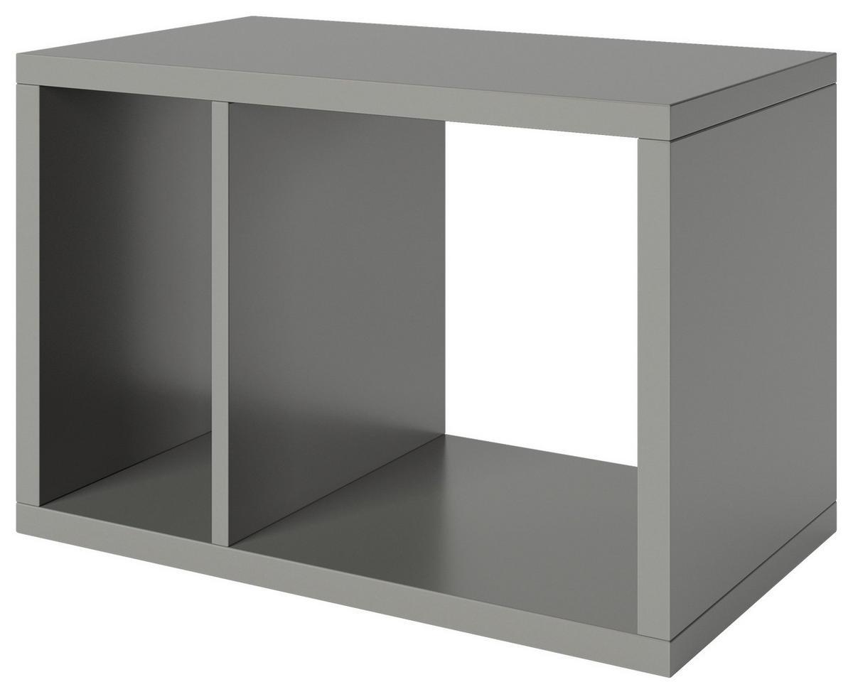 REGAL Grau  - Grau, Basics, Holzwerkstoff (58/39/34cm) - MID.YOU