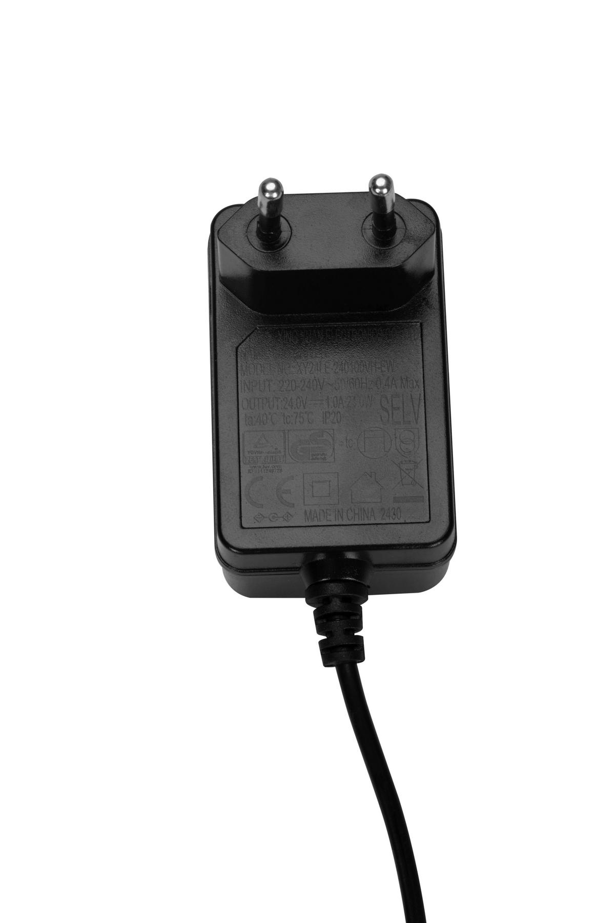 LED CSIPTETŐS LÁMPA - fekete, Basics, műanyag/fém (80/35/71,5cm) - Novel
