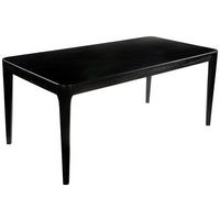 MATBORD i trä 180/90/76 cm   - svart, Trend, trä (180/90/76cm) - Ambia Home