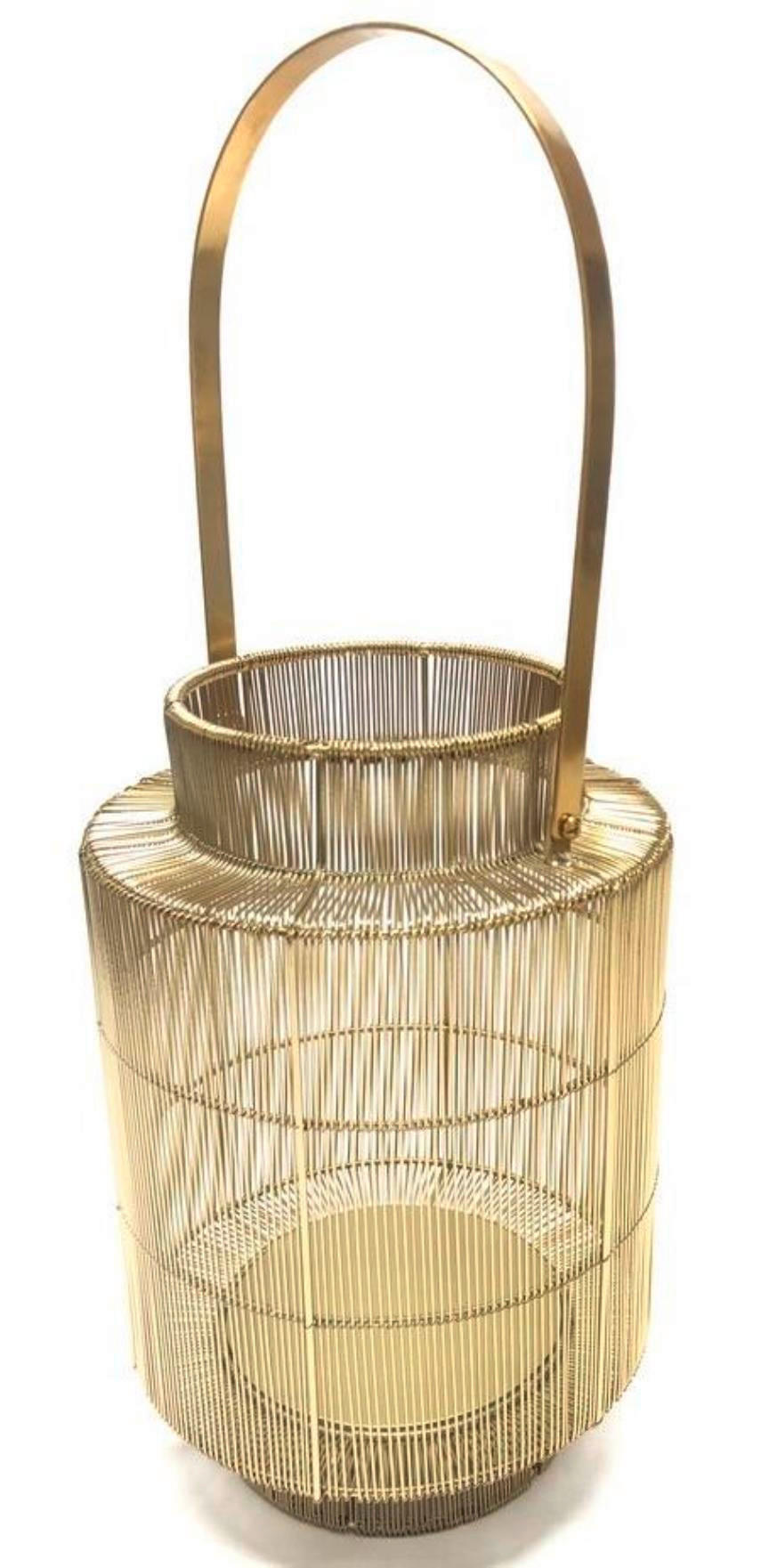 LATERNE - Goldfarben, KONVENTIONELL, Metall (20/20/29cm)