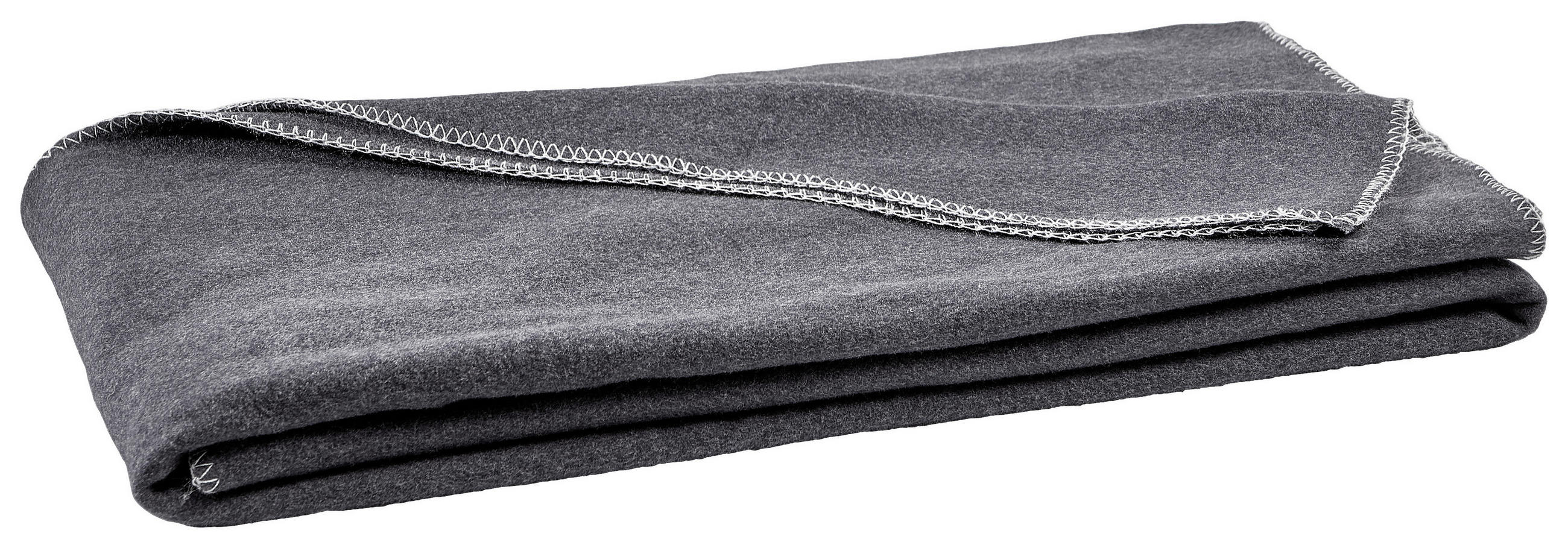 FLEECEDECKE Smoothy 140/190 cm  - Dunkelgrau, Basics, Textil (140/190cm) - Zoeppritz