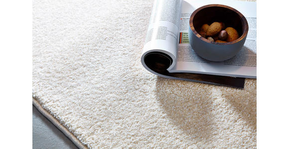 HOCHFLORTEPPICH 80/150 cm Samoa Creme  - Creme, KONVENTIONELL, Kunststoff/Textil (80/150cm) - Novel