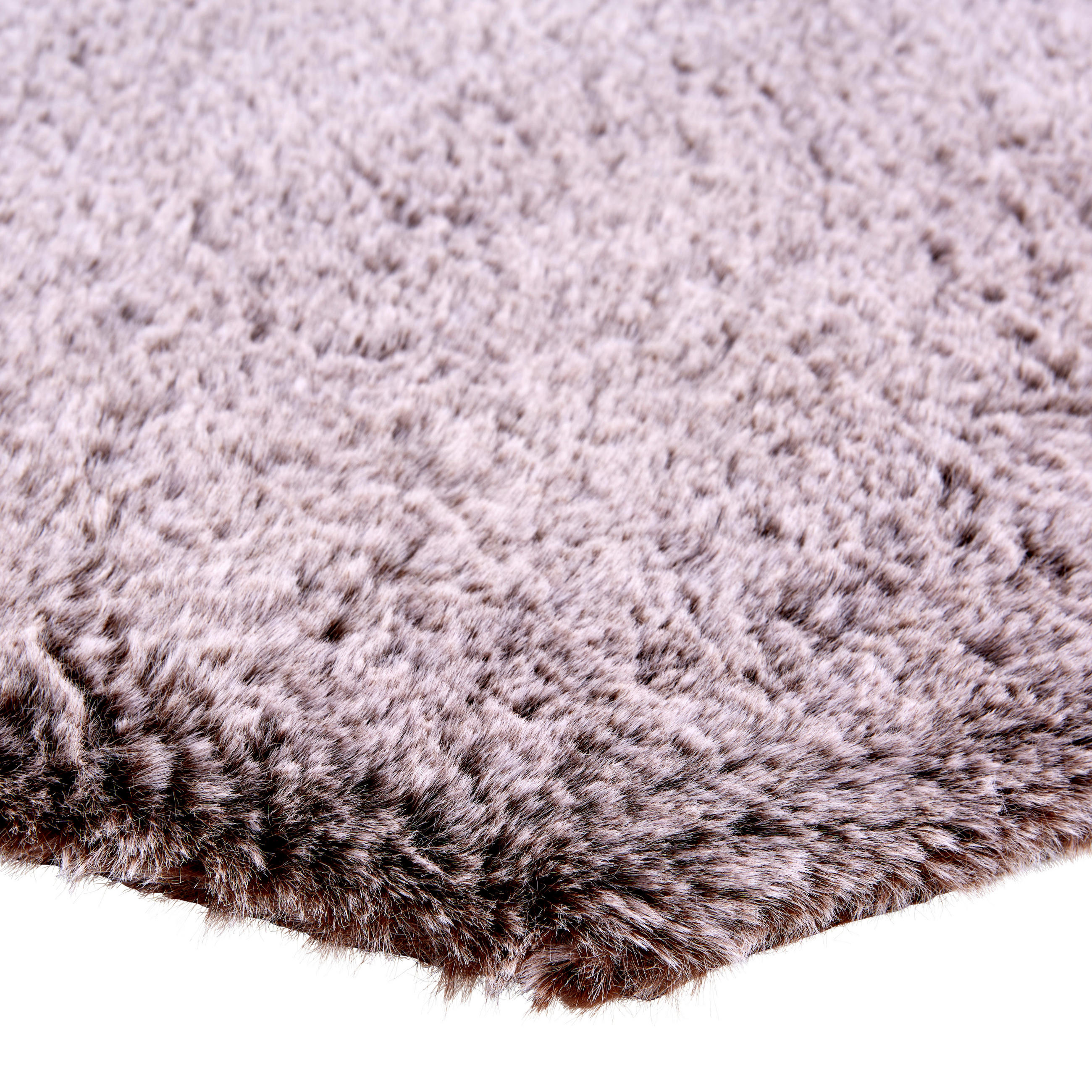 KOBEREC S VYSOKÝM VLASEM, 120 cm, hnědá - hnědá, Design, textil (120cm) - Novel