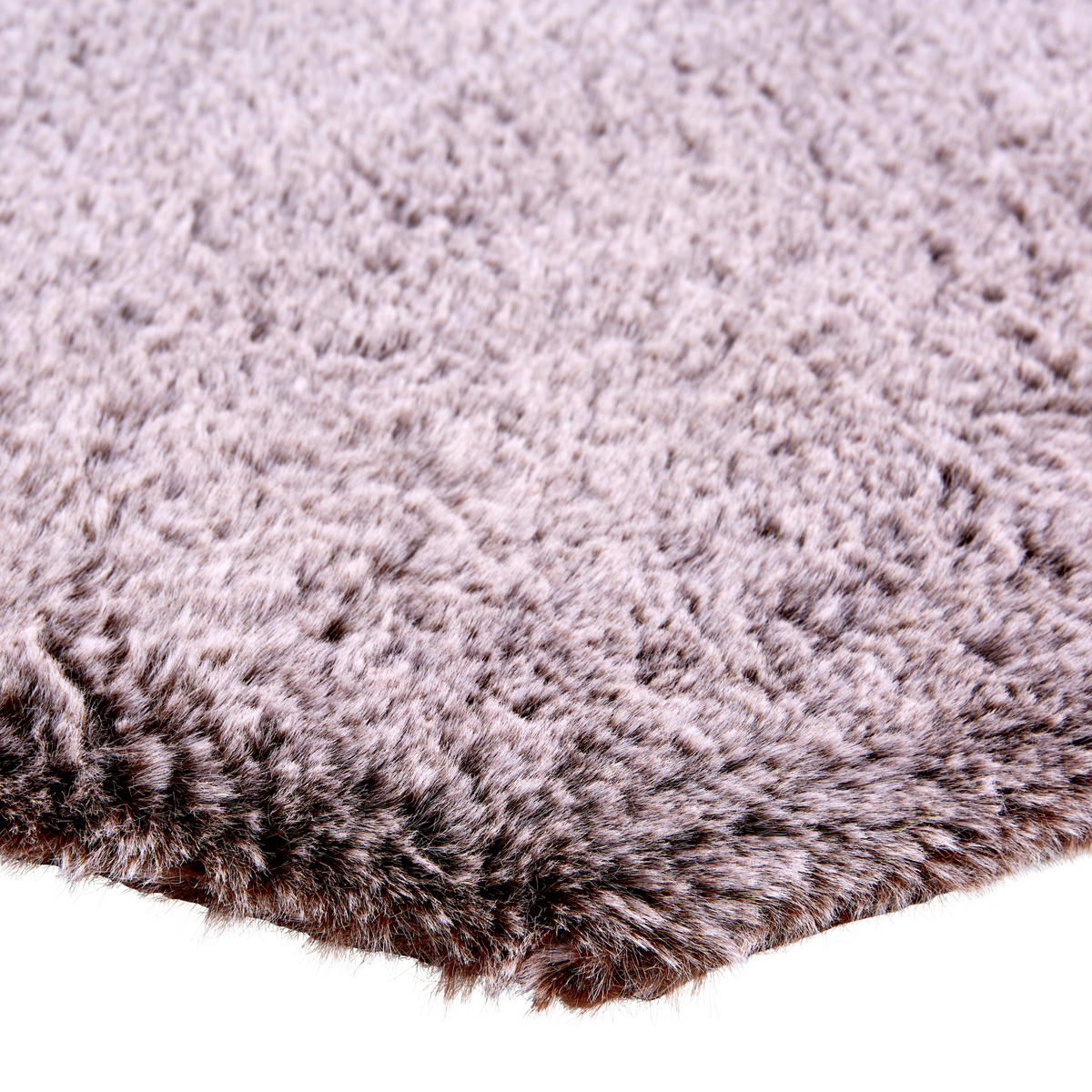 COVOR CU FIR LUNG  Tenei  - maro, Design, textil (120cm) - Novel