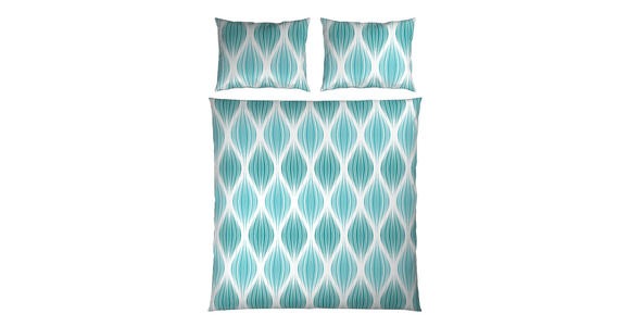 BETTWÄSCHE Satin 200/200 cm  - Blau, Textil (200/200cm) - Novel